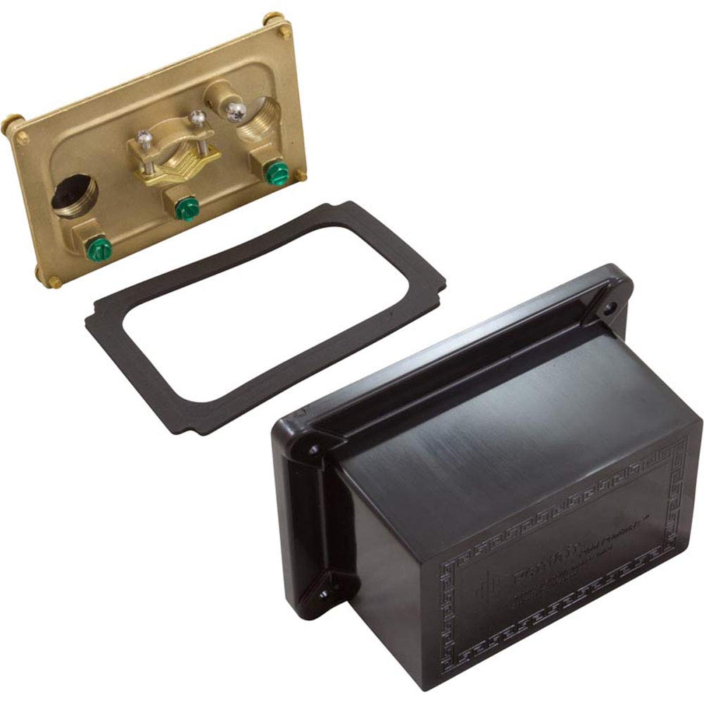 Pentair Light J-Box side view showing ports