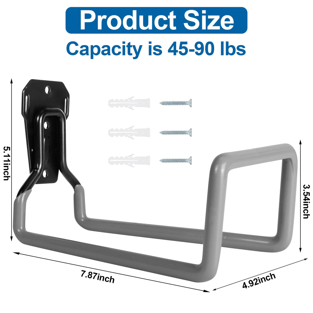 PeoMev Garden Hose Holder close-up of metal finish