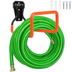 PeoMev Garden Hose Holder front view, orange color