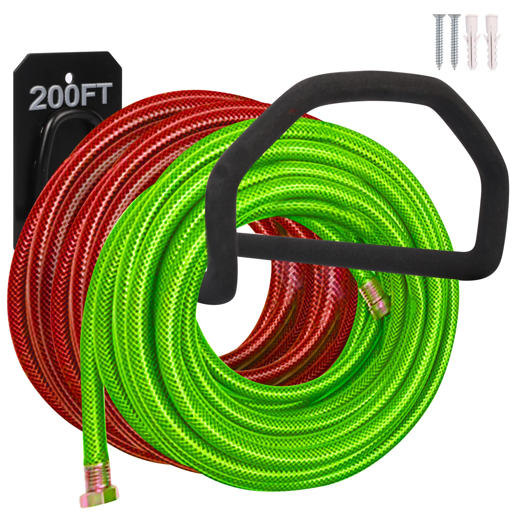 PeoMev Garden Hose Holder front view with screws