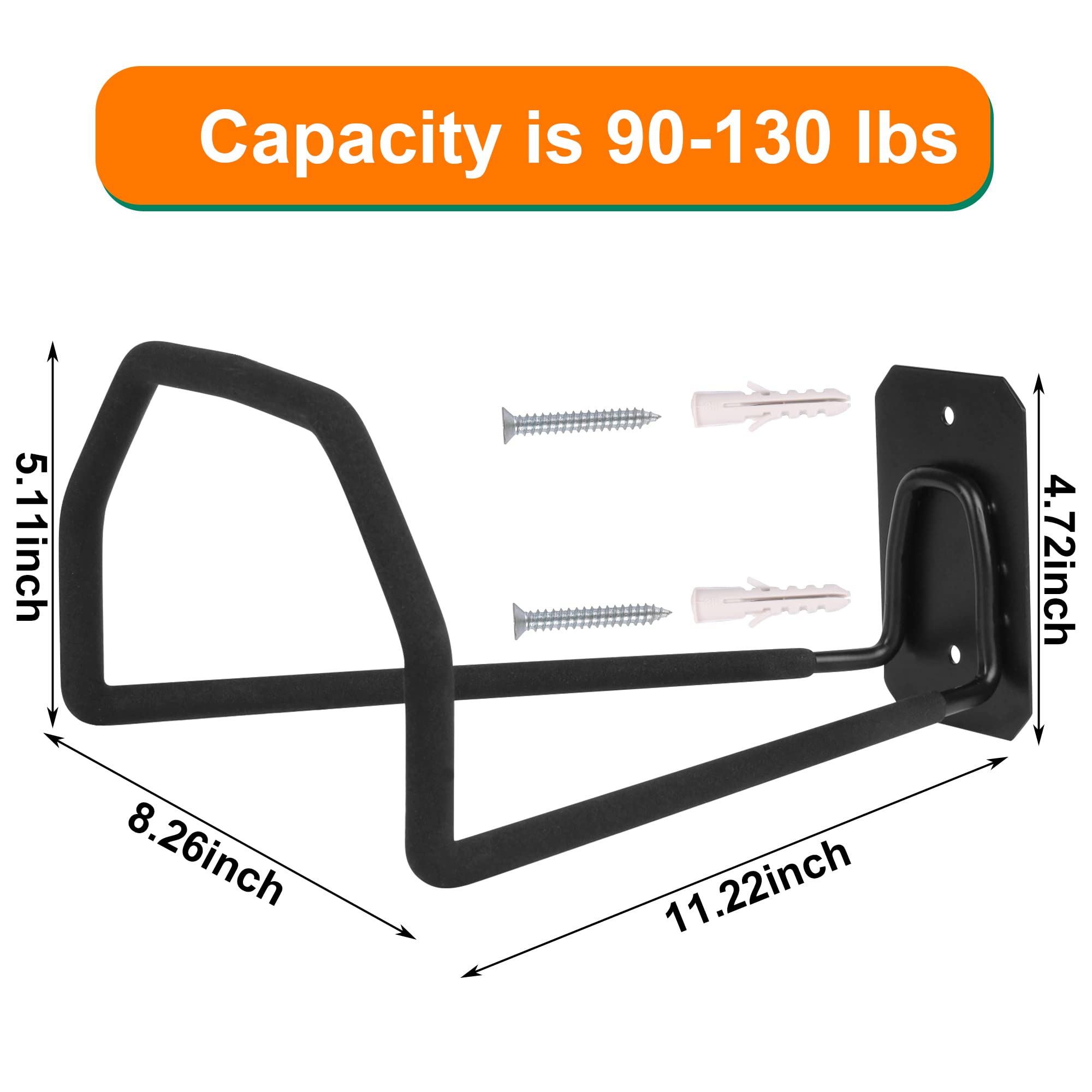 PeoMev Garden Hose Holder in garage storage use