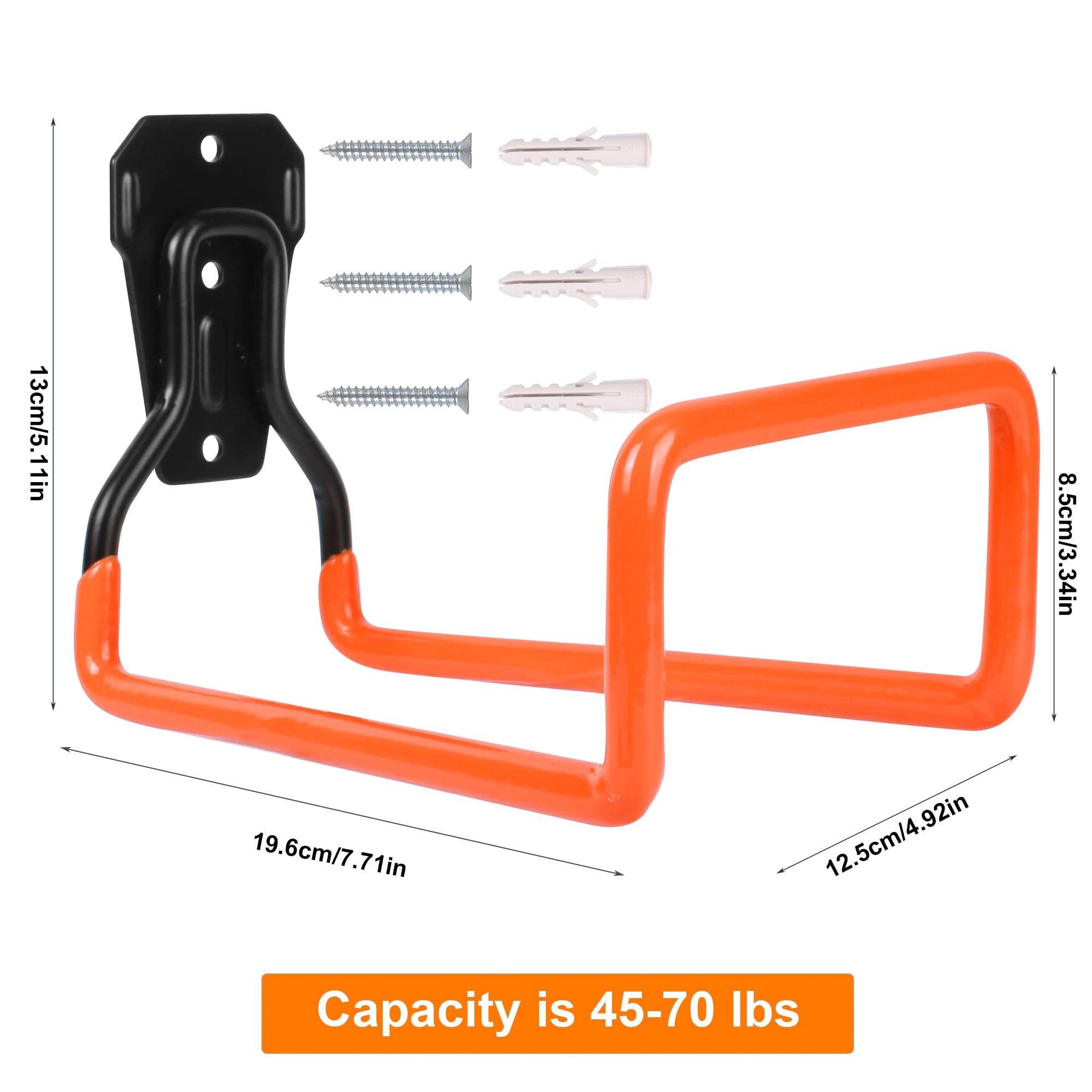 PeoMev Hose Organizer Metal Hanger in outdoor setting