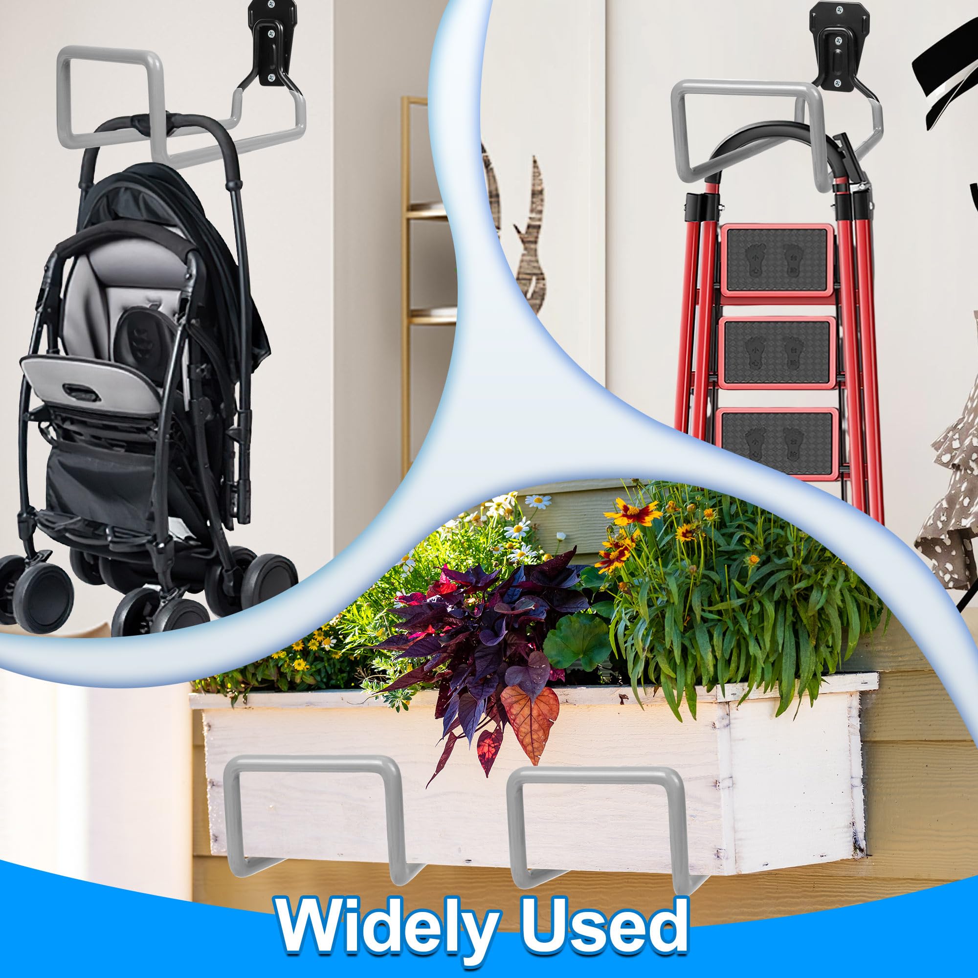 PeoMev Water Hose Holder in a garden setting