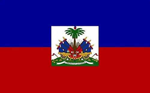 Perfectflags Haiti State Flag 5ft x 3ft front view with metal eyelets