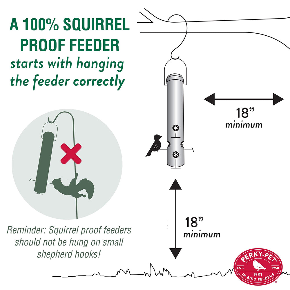 Perky-Pet Finch Feeder in outdoor garden setup