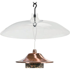 Perky-Pet Squirrel Baffler 16 Inch Clear Dome front view