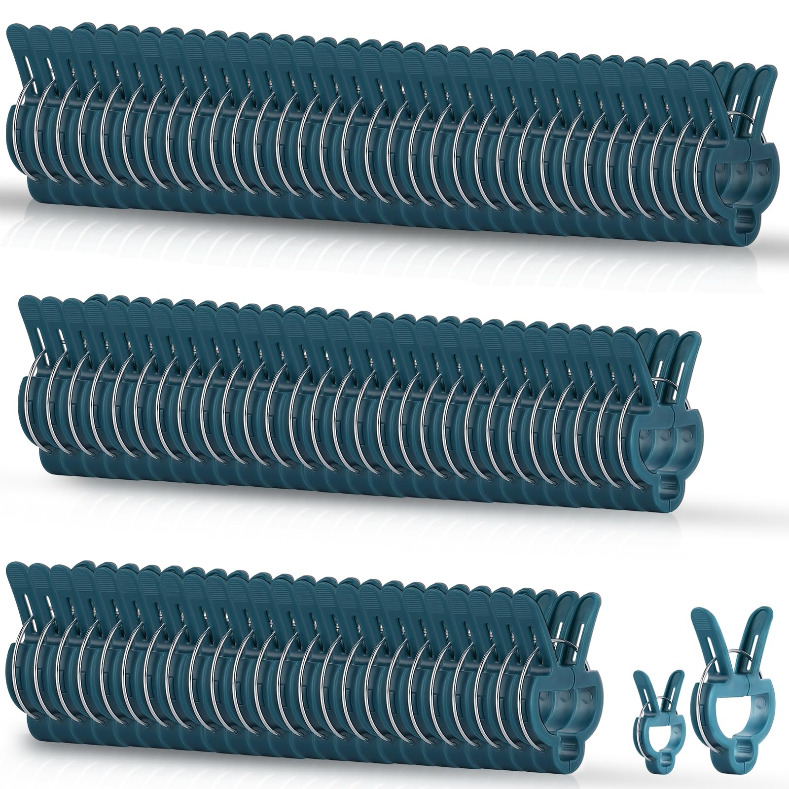 PERSZEN Plant Support Clips, 120 PCS pack front view