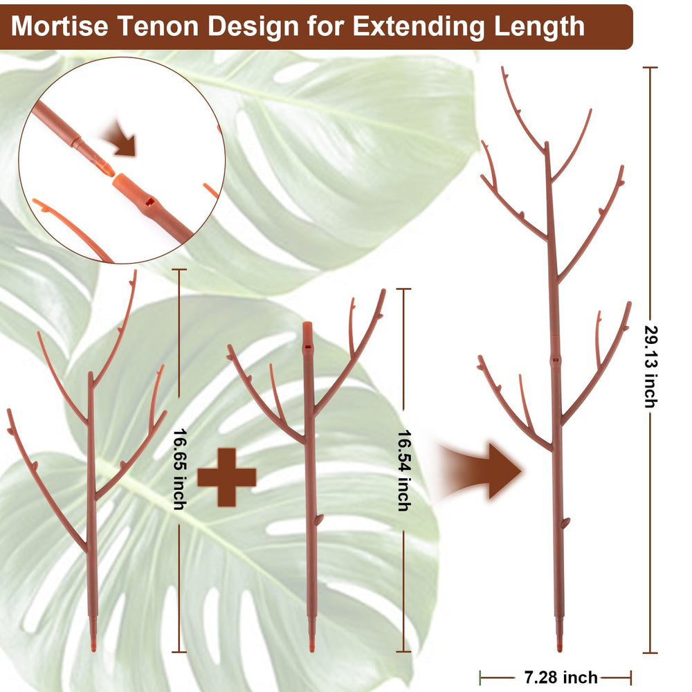 PERSZEN plant support stake showing climbing plants