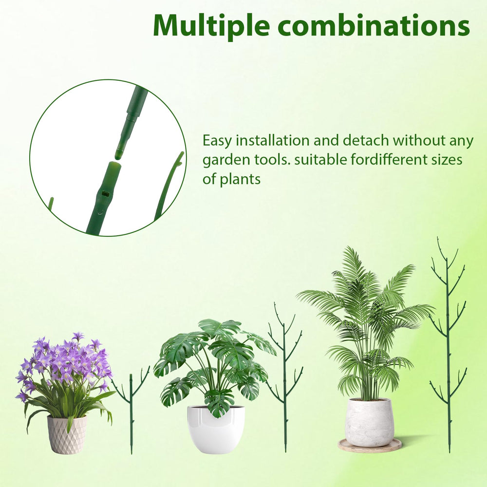 PERSZEN plant support stakes in use with climbing plants