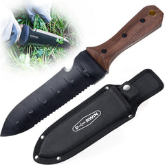 PERWIN Hori Hori Garden Knife with 7-inch stainless steel blade