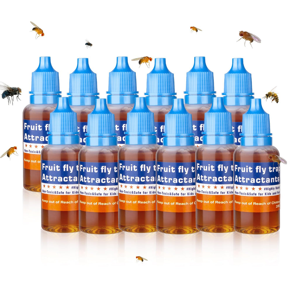 Pestvanish Fruit Fly Trap Refill Liquid 12 bottles packaging