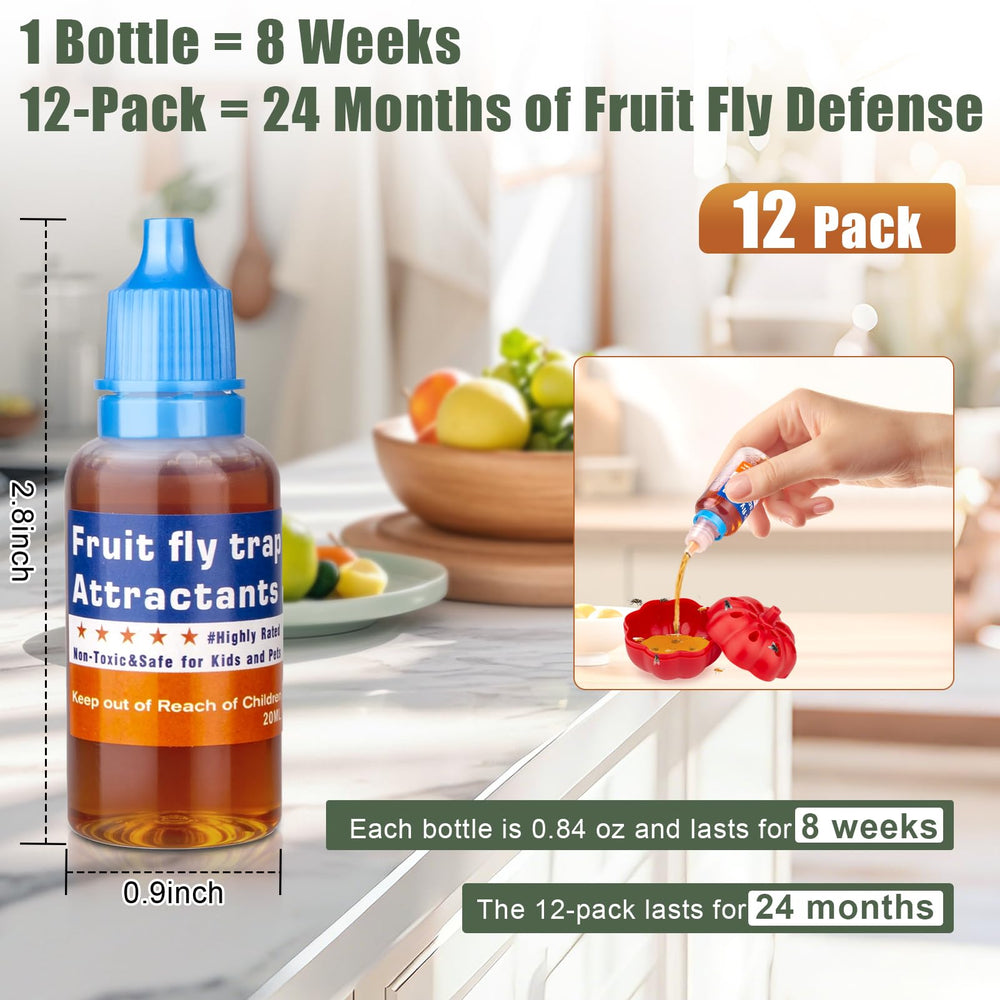 Pestvanish Fruit Fly Trap Refill Liquid bottle top view