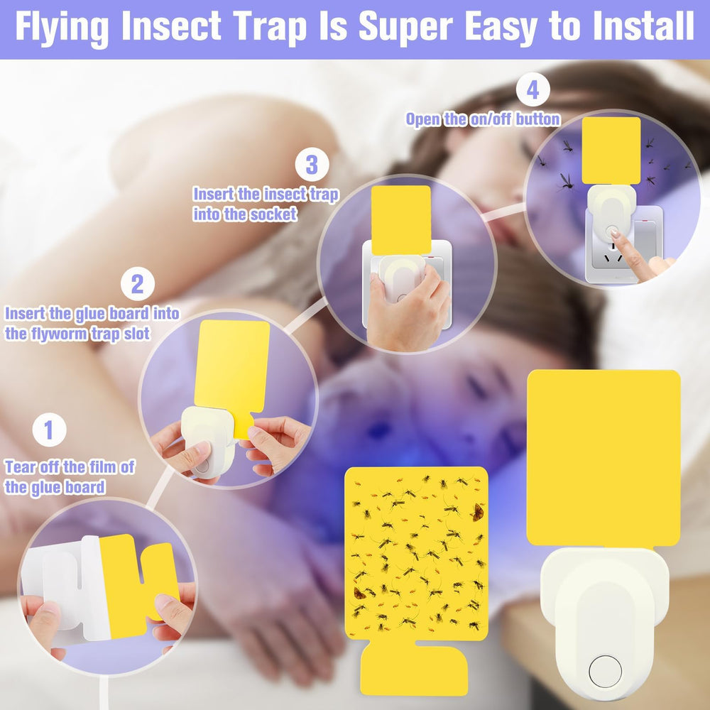 Pestvanish trap with five glue card refills