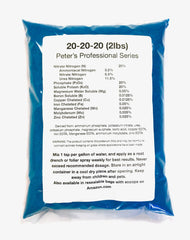 Peter's Professional 20-20-20 Fertilizer powder package front view