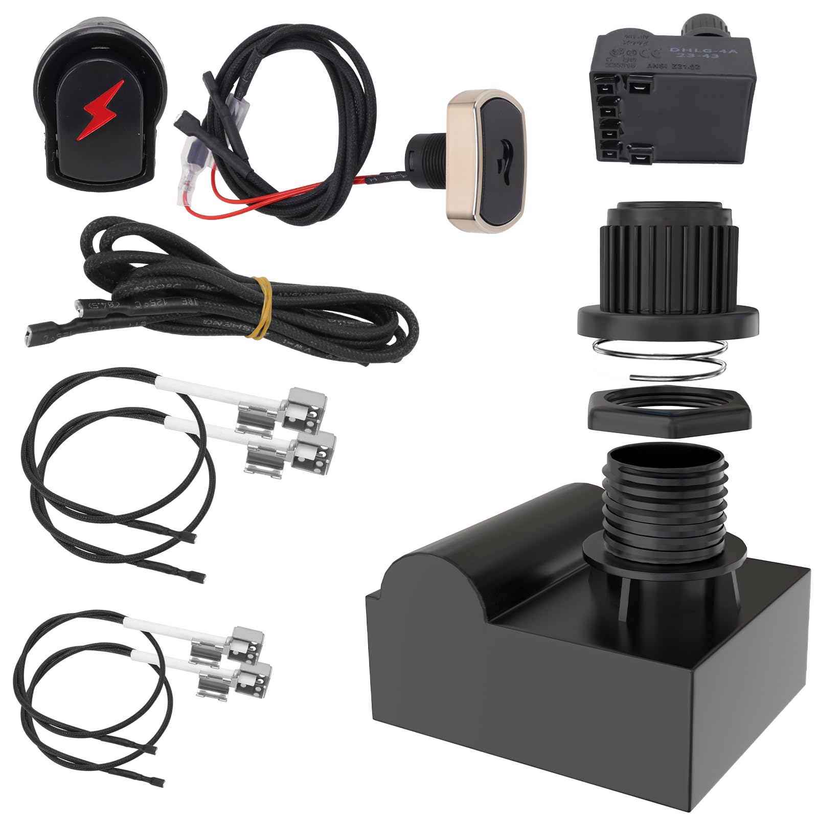 PETKAO 4 Outlet Grill Igniter Kit with electronic ignition module