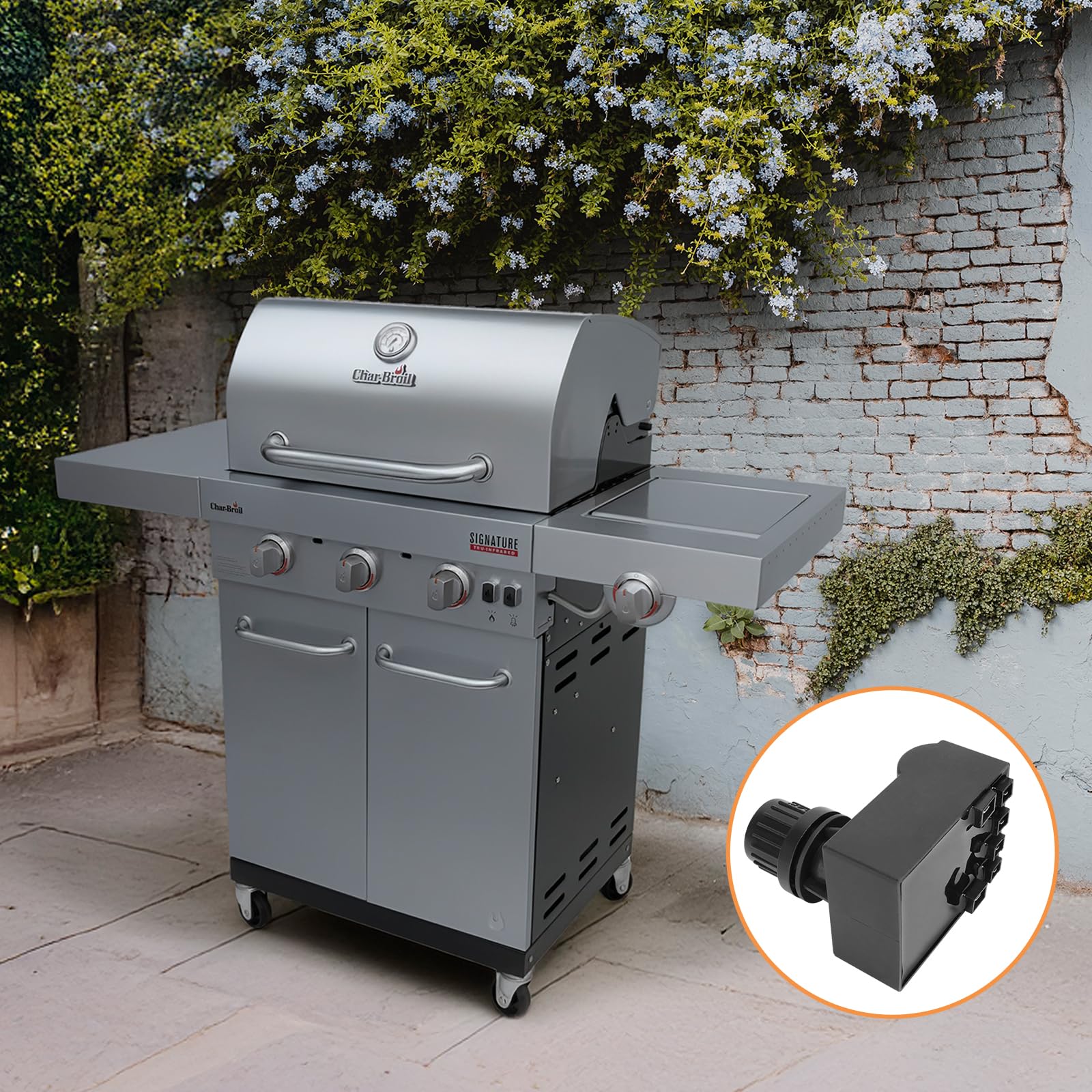 PETKAO Grill Igniter Kit with dimensions and specifications