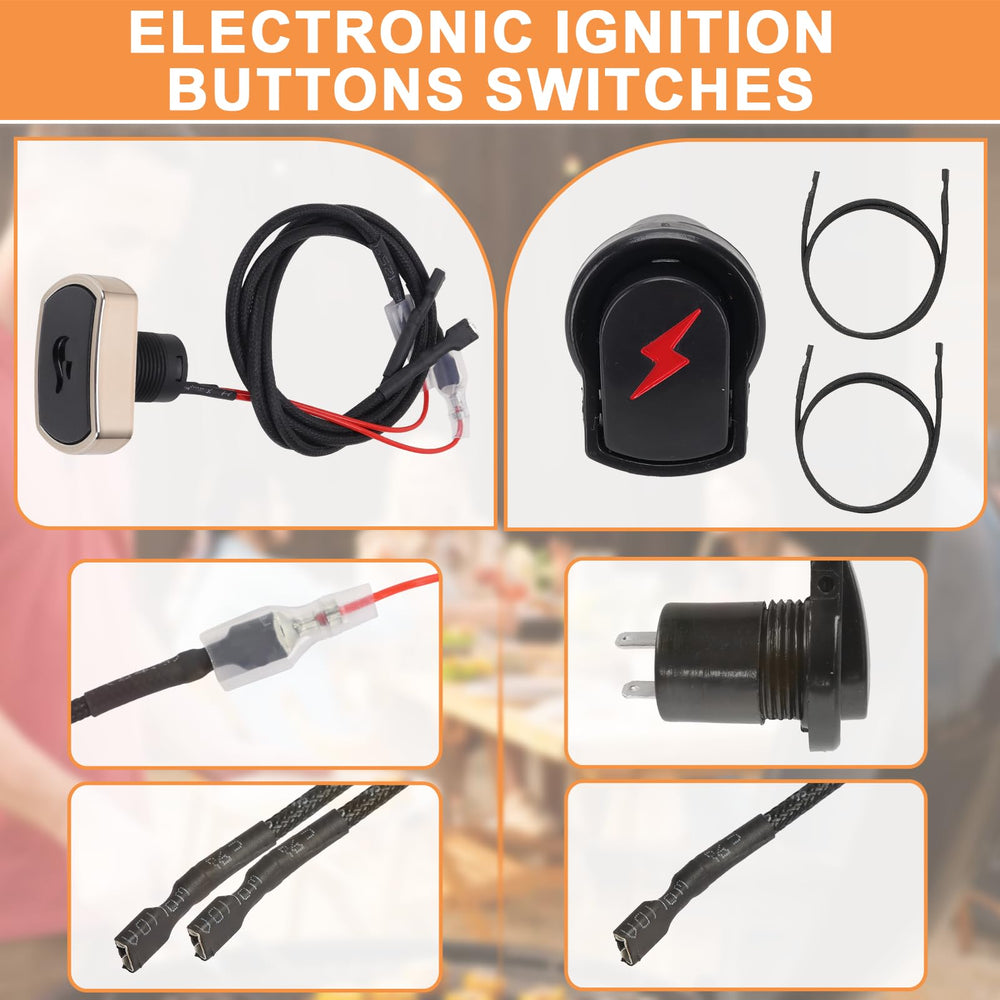 PETKAO ignition switches and power cables for grill igniter