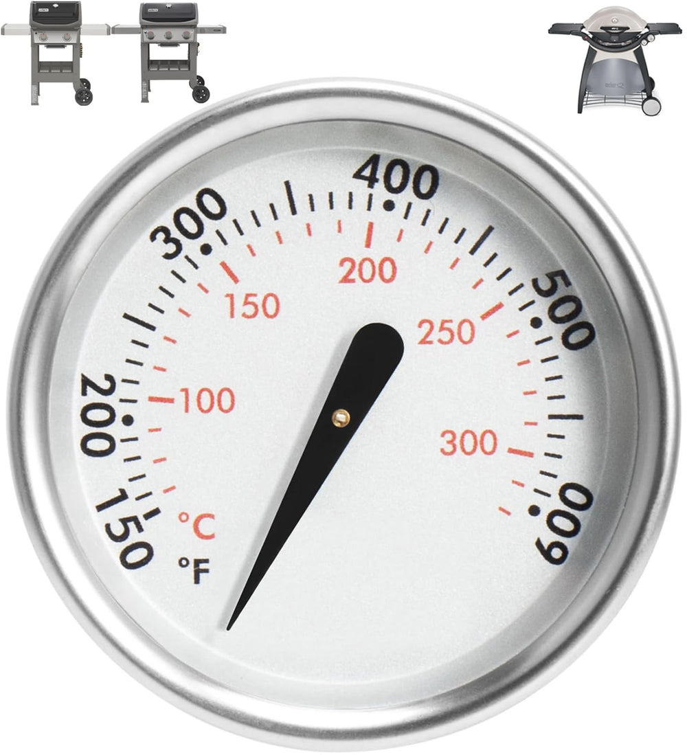 PETKAO Temperature Gauge for Weber Grills front view