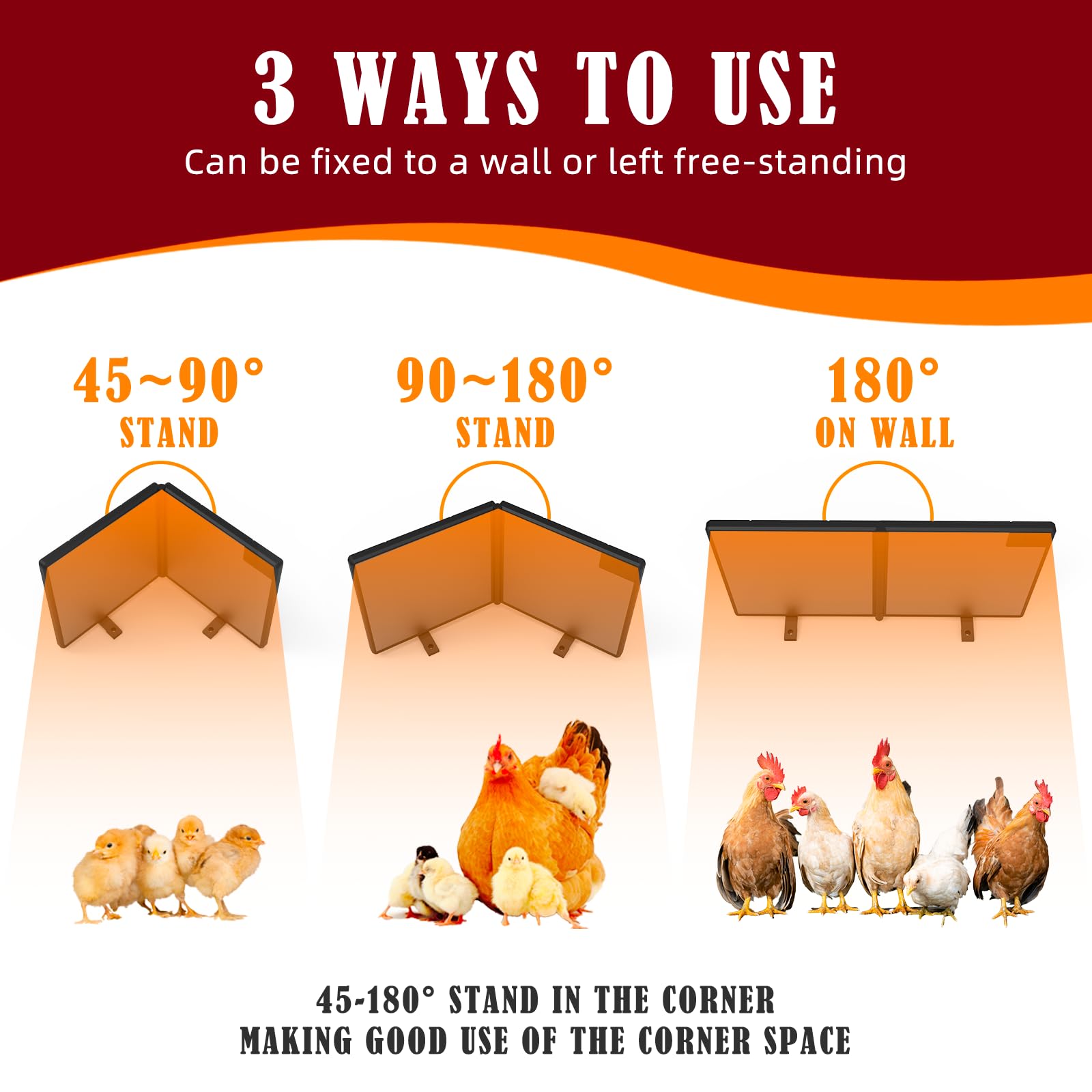 PETNF Chicken Coop Heater showing LED display temperature settings