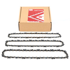 PETOX 3-Pack 16 Inch Chainsaw Chain with protective oil