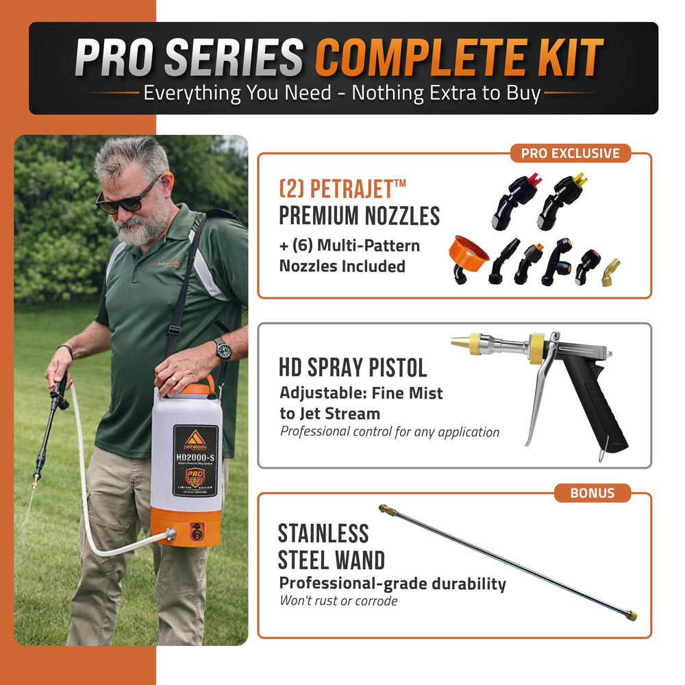 Petra HD2000-S 2 Gallon sprayer with nozzle