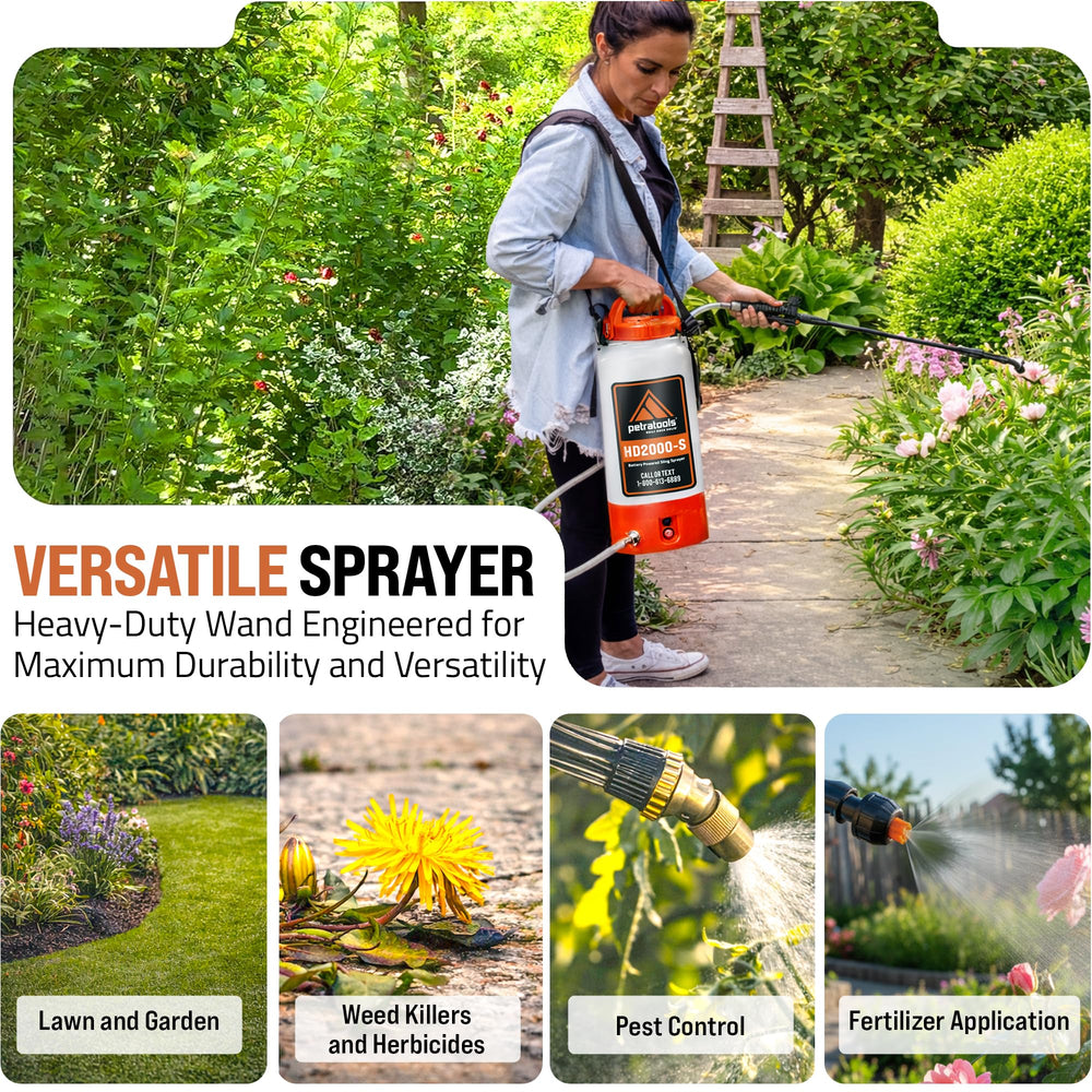 Petra HD2000-S sprayer with four nozzles