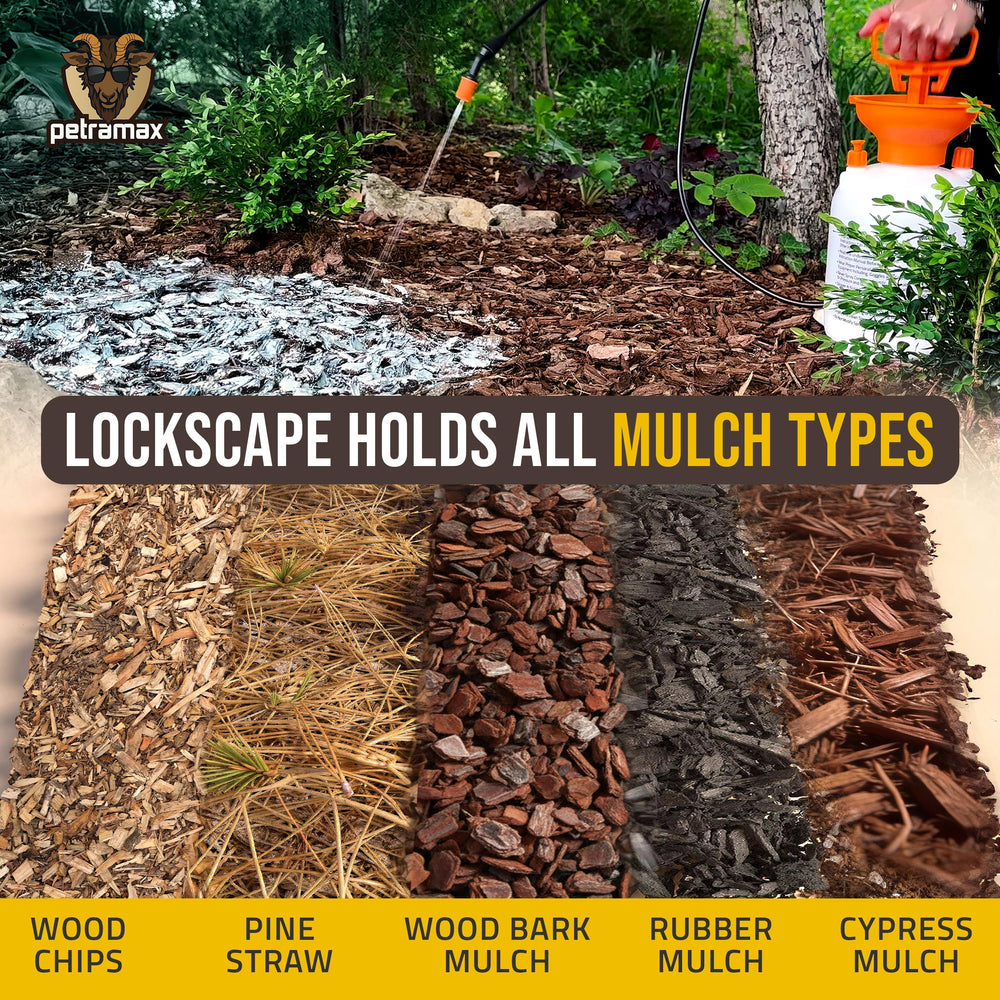 Petra Lockscape Glue drying clear on mulch