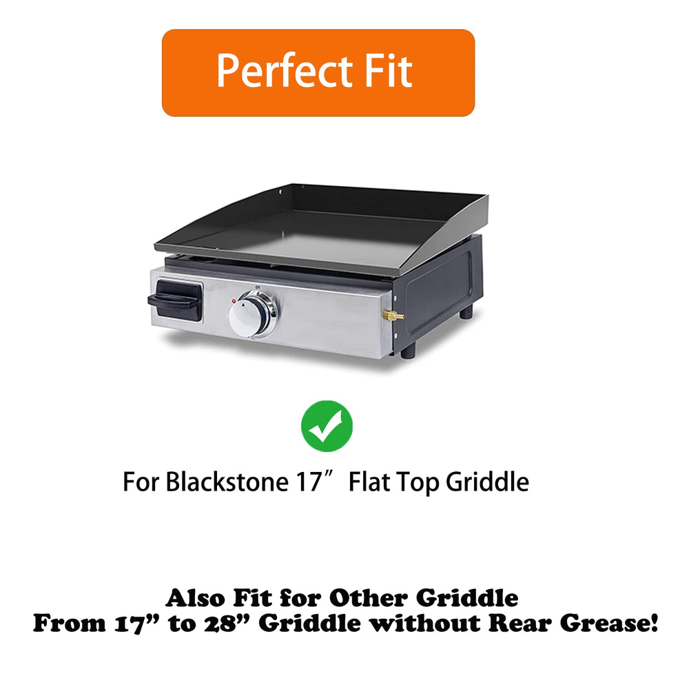 Petrirufun Wind Guard installed on a Blackstone griddle