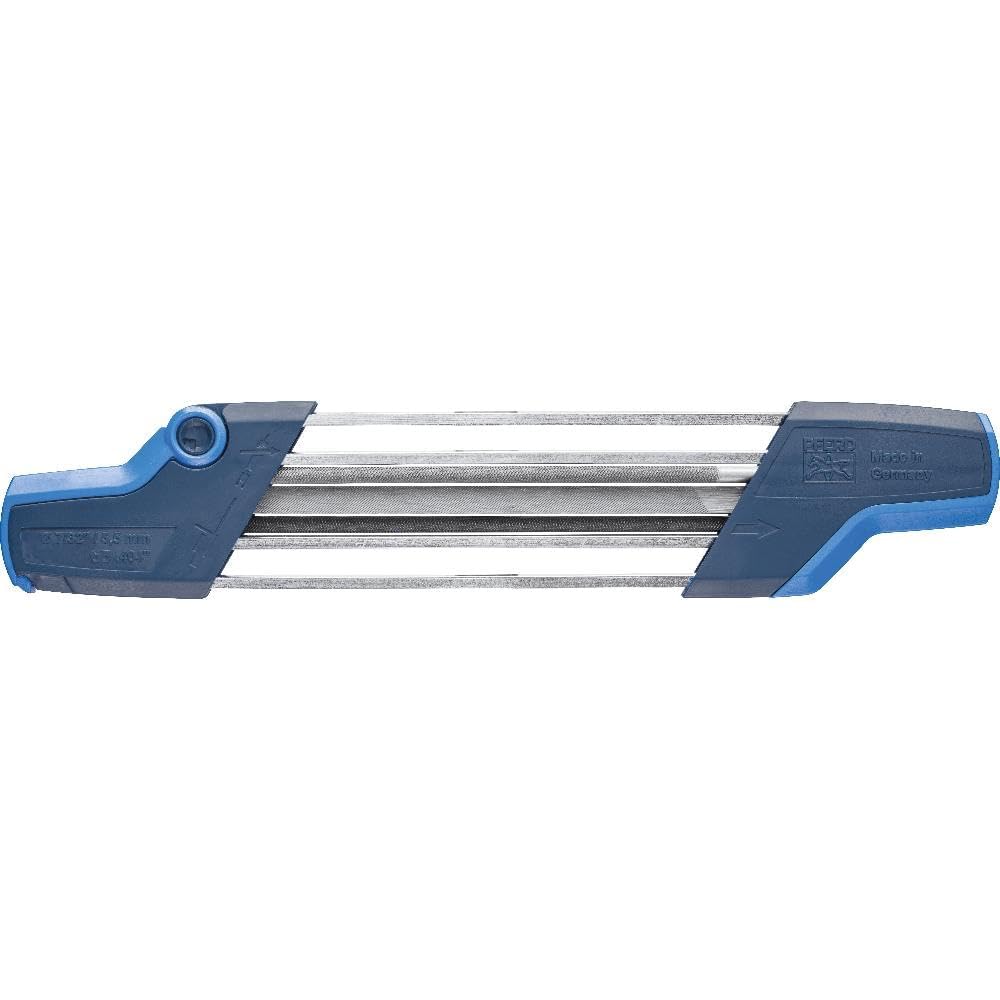 PFERD Chain Saw Sharpener CS-X blue model with ergonomic design