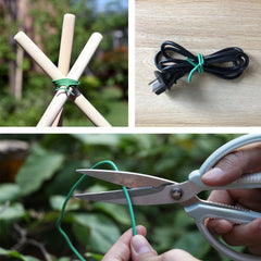 PGarden-EZ Plant Ties displayed in a garden setting