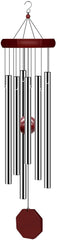Pgzsy Memorial Wind Chimes outdoor view showing six aluminum tubes