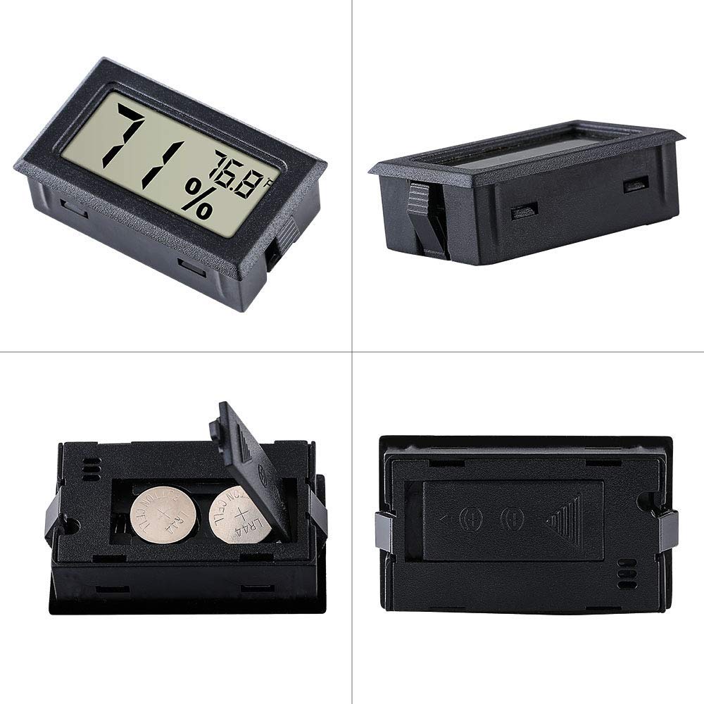 Pgzsy Mini Digital Thermometer Hygrometer with packaging