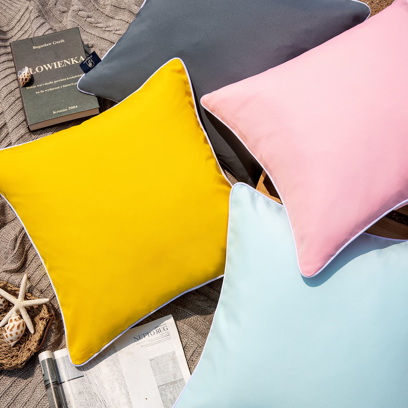 Phantoscope decorative pillow cover folded for storage