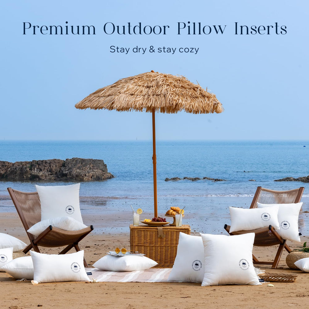 Phantoscope package of 2 outdoor pillow inserts, front view