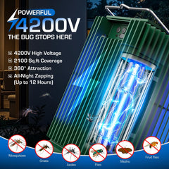 PhatroyYee Solar Bug Zapper displayed in garden setting