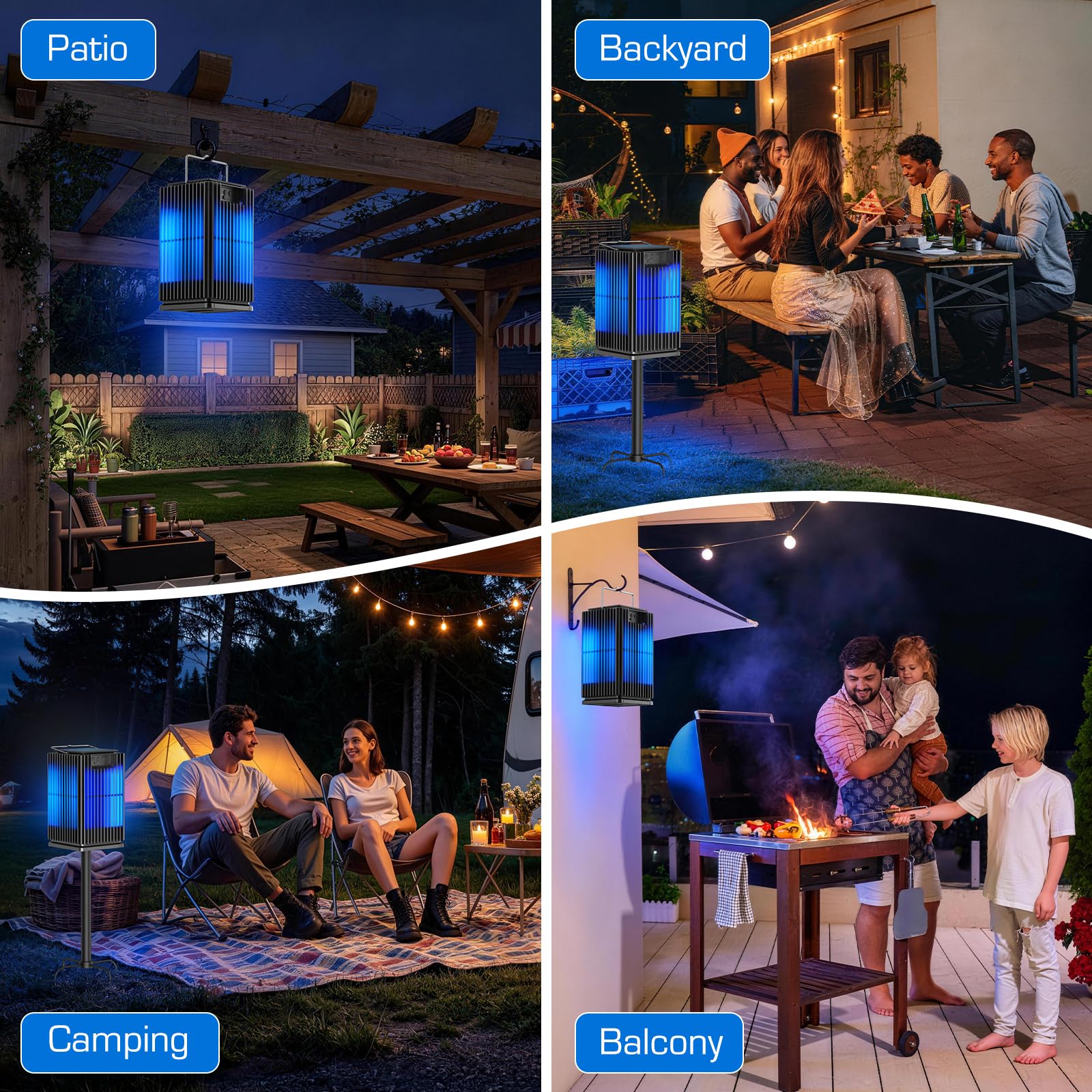 PhatroyYee Solar Bug Zapper Outdoor packaging