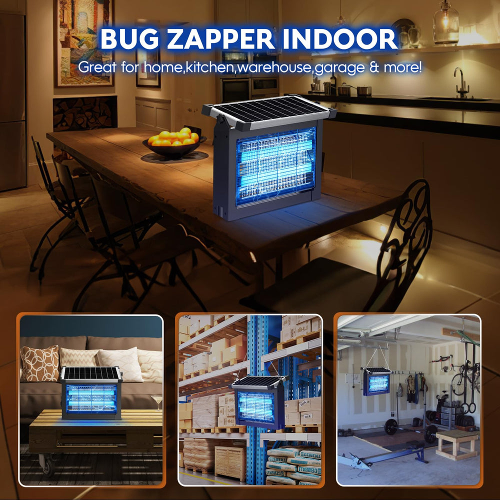 PhatroyYee Solar Bug Zapper with USB charging option