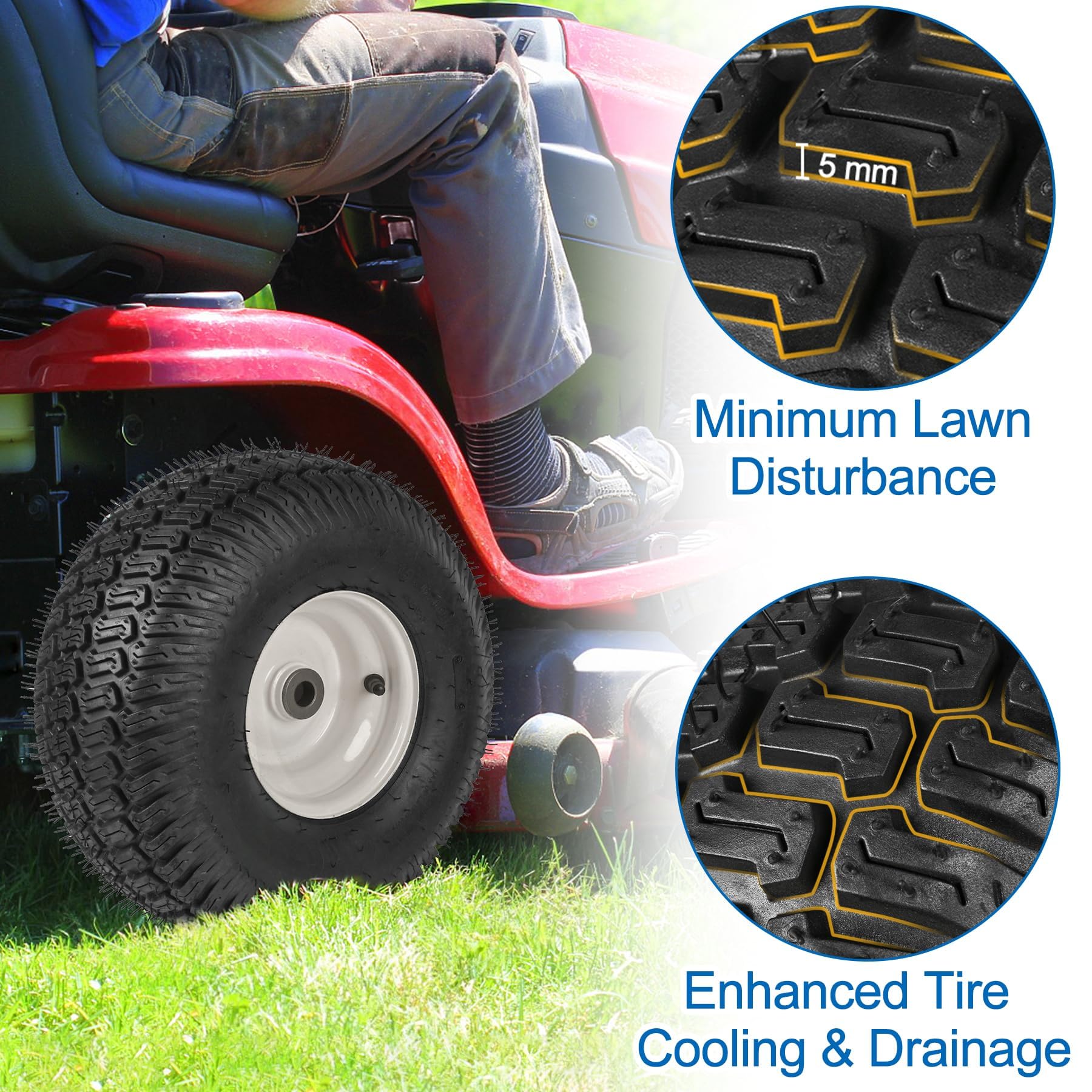 phepetroll lawn mower tire with accessories included
