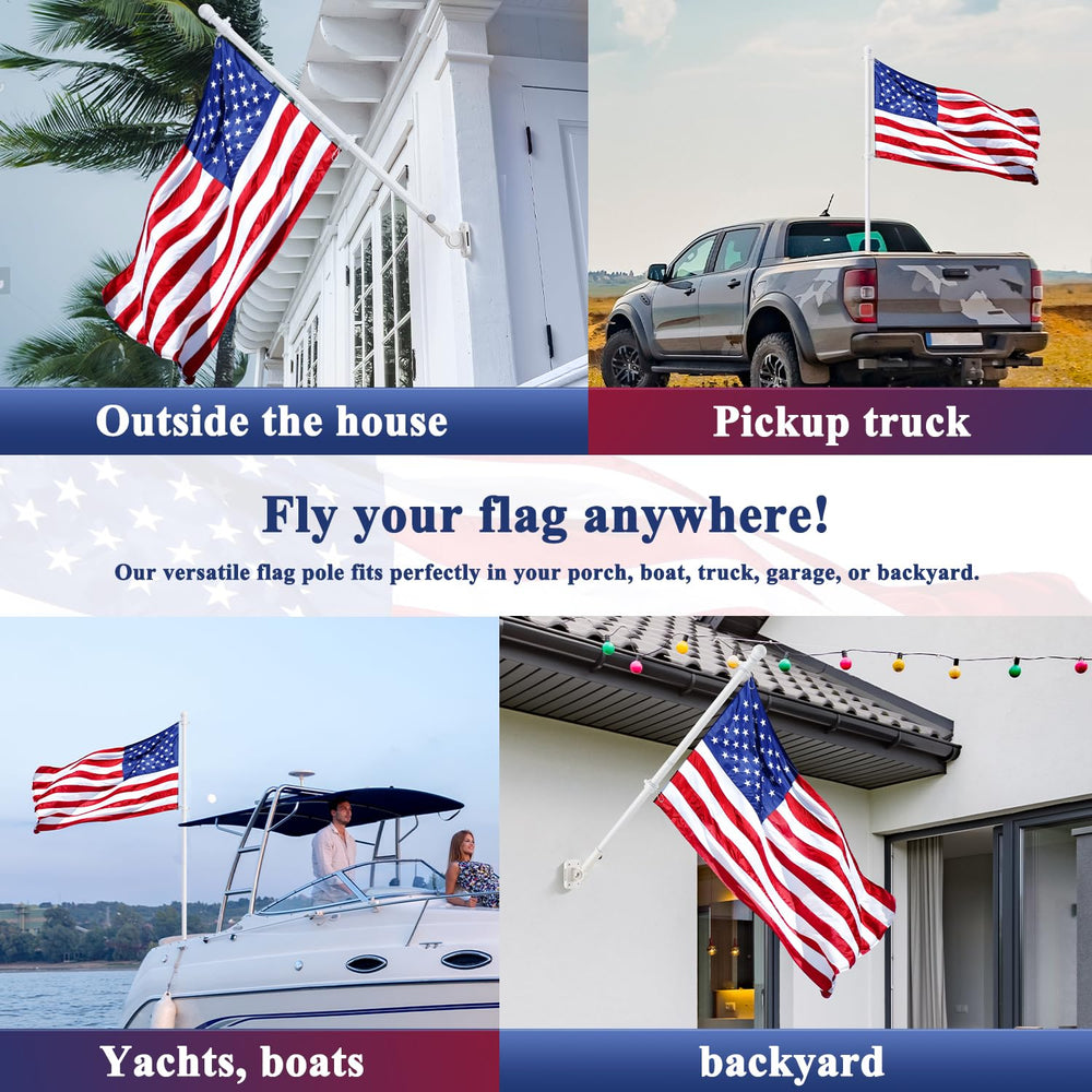 PHITRIC flagpole showcasing rustproof finish and durability