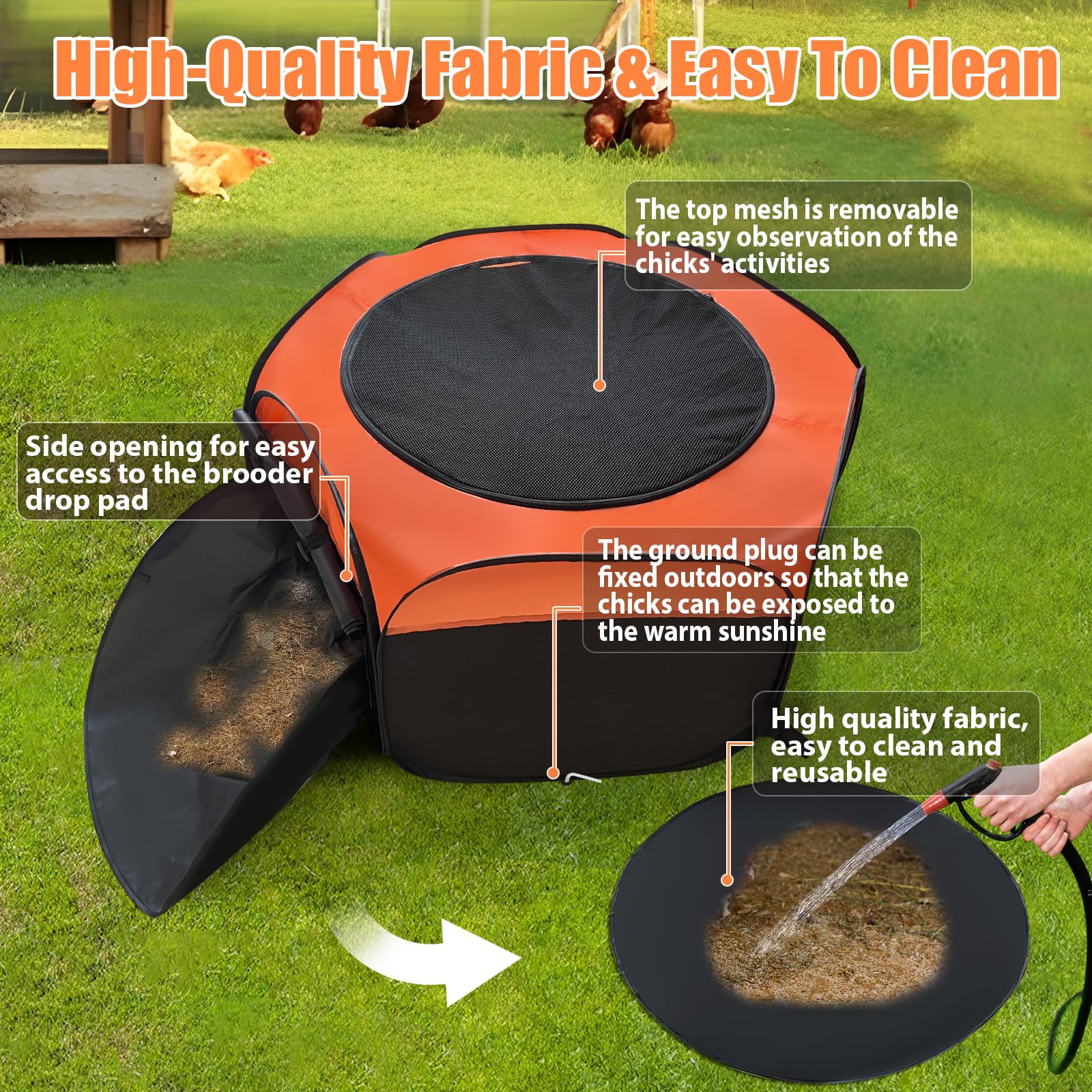 Phoncoo Brooder Box Kit in storage bag