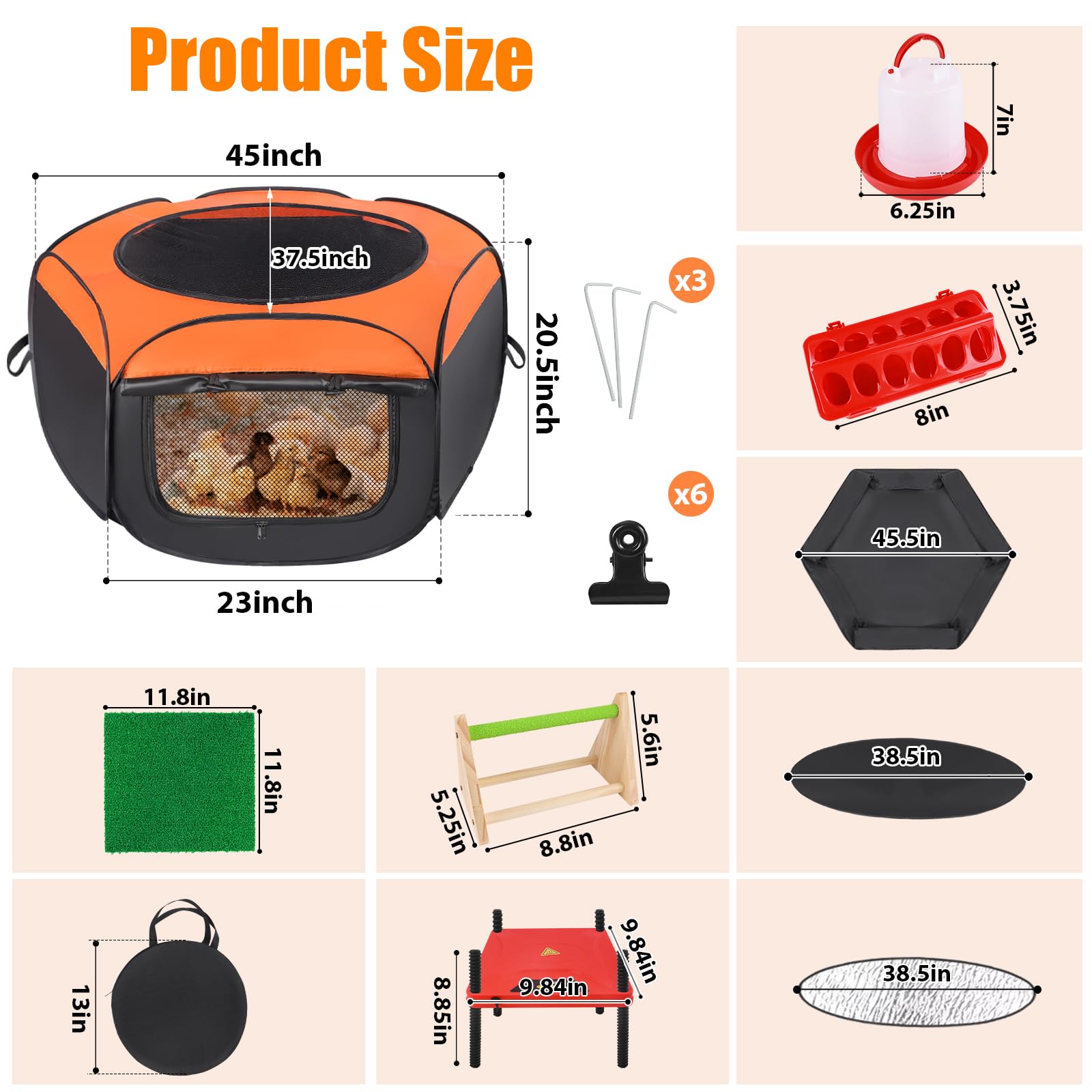 Phoncoo Brooder Box side view with removable mesh top