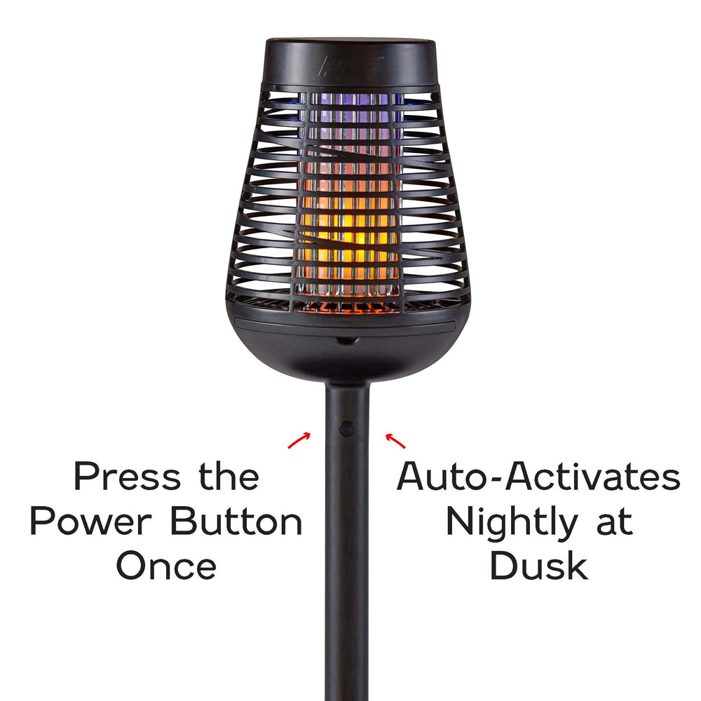 PIC Solar Insect Killer Torch with adjustable poles and base
