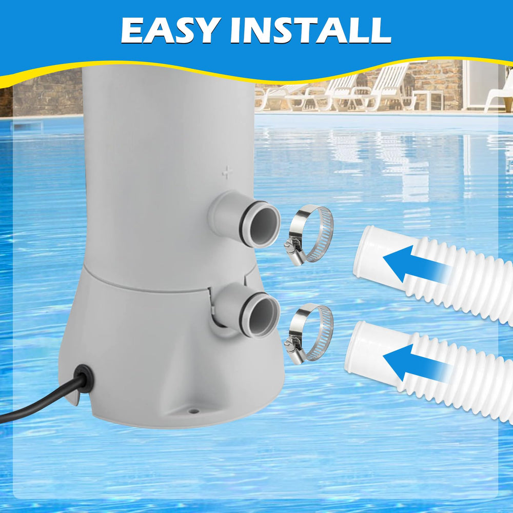 Picatu pool hose installation setup