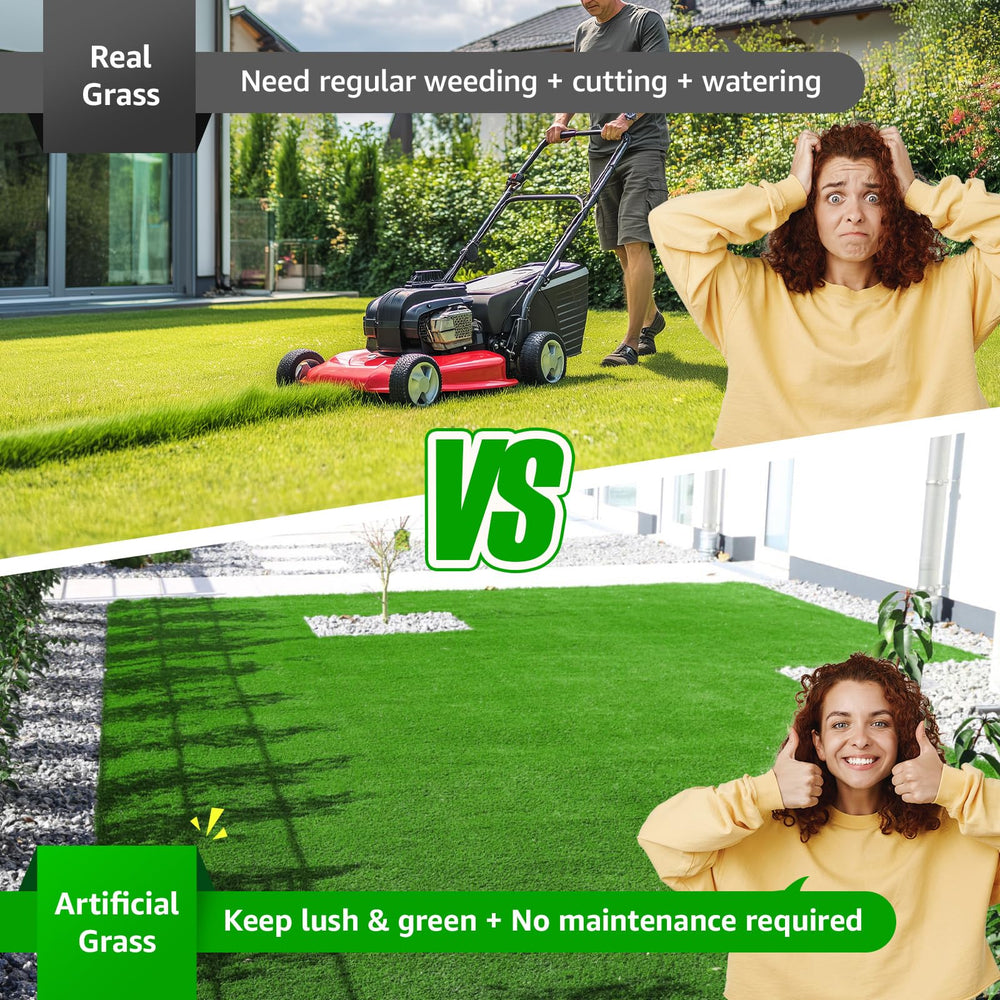 PICK FOR LIFE 5x8ft artificial grass mat rolled up