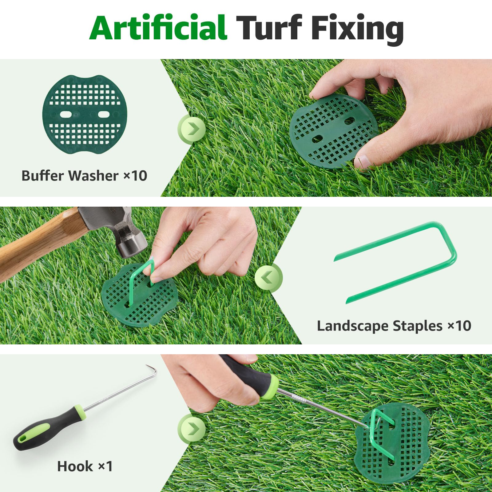 PICK FOR LIFE artificial grass with pets playing on it