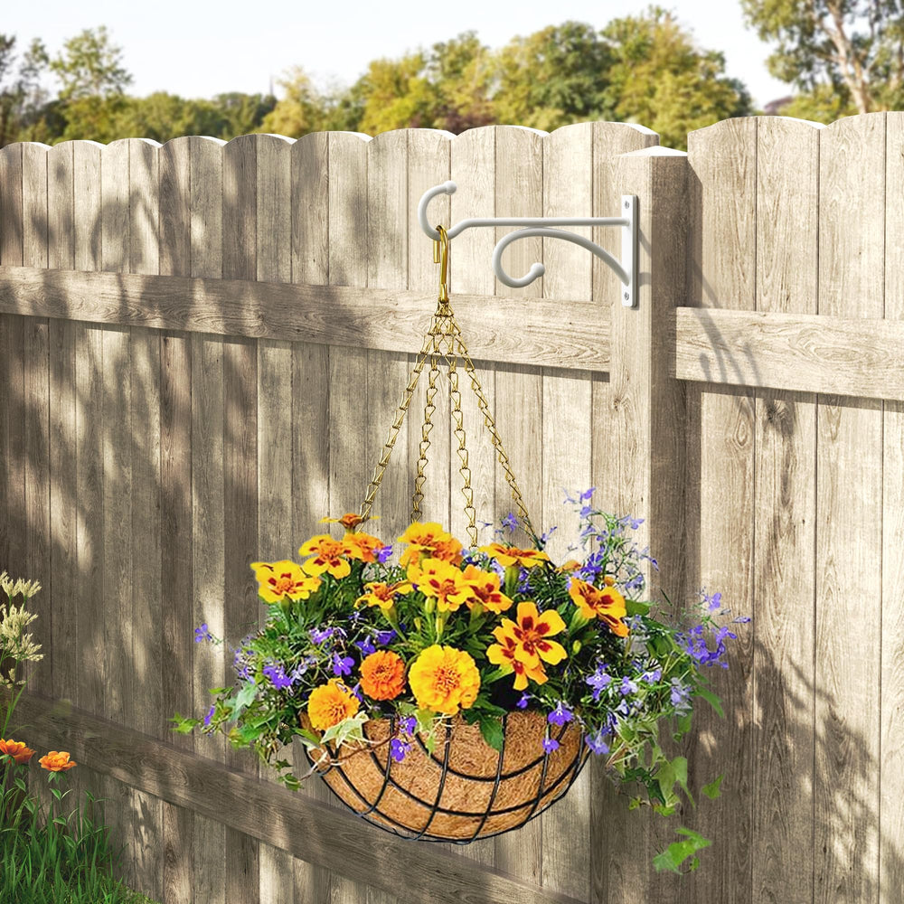 pickpiff 6-inch planter hook with wind chime hanging