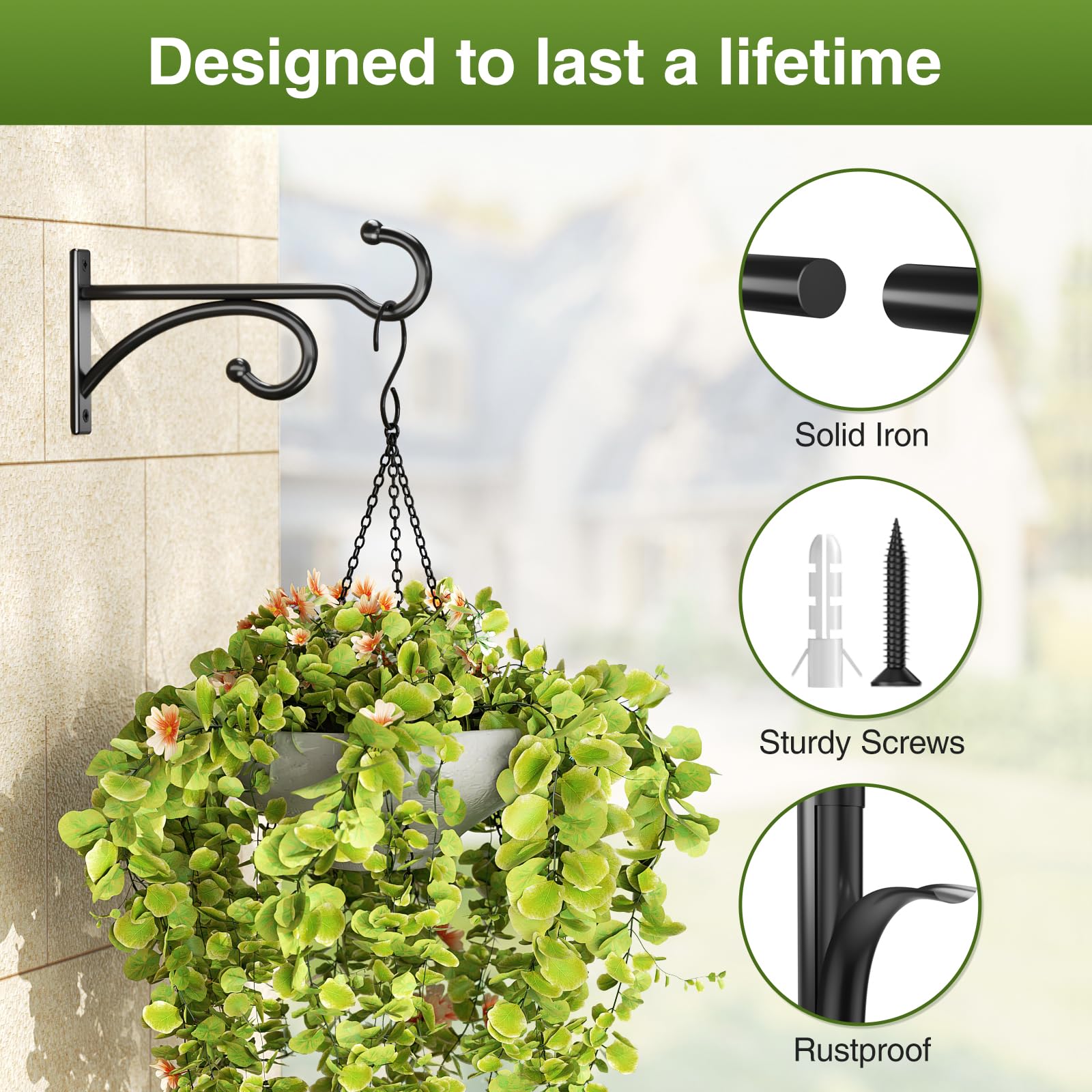 pickpiff plant hanger hook holding wind chimes