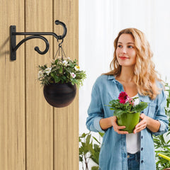 pickpiff plant hanger hook installed on a fence