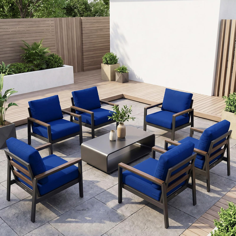 pickyNproud 12Pcs Patio Cushion Covers side view with elastic fit