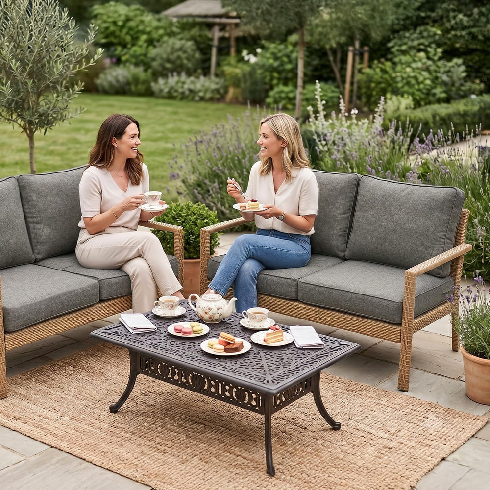 pickyNproud cushion covers displayed on a patio sofa